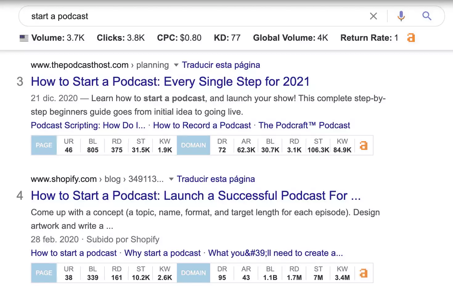 ahrefs seo 工具欄