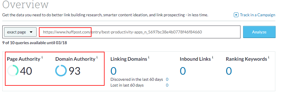 Présentation du site Huffpost
