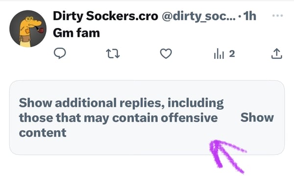 come vedere i tweet vietati mostra più tweet di risposta