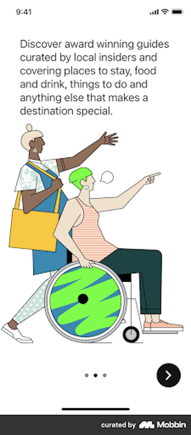 Culture Trip アプリの例