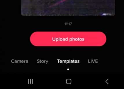 exemple de quand il est possible de passer en direct sur tiktok