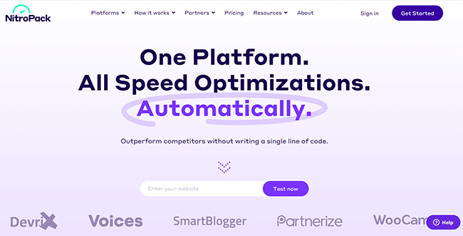 ニトロパックのホームページ