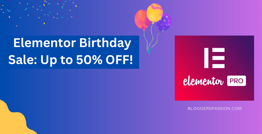 Wyprzedaż urodzinowa elementora