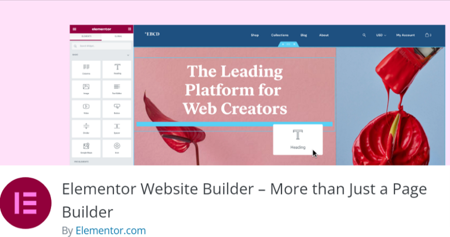 Wtyczka kreatora stron elementor pro