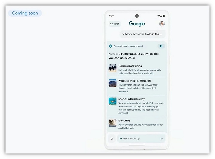 google marketing live 2023 - ejemplo de pregunta de seguimiento
