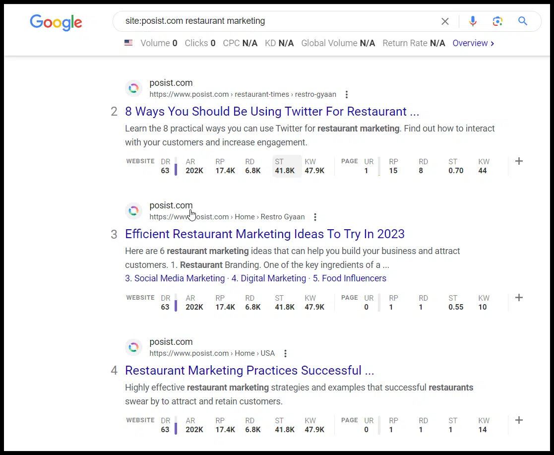 Aggiungi link interni