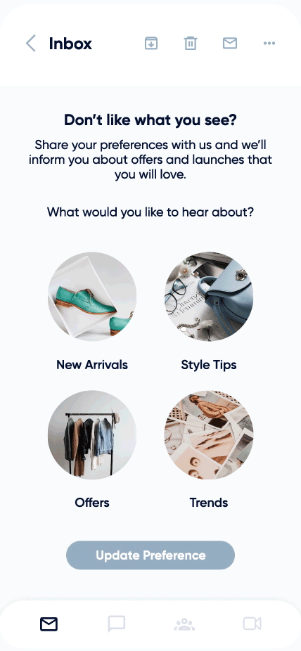 得益於 AMP，電子郵件中的交互式體驗