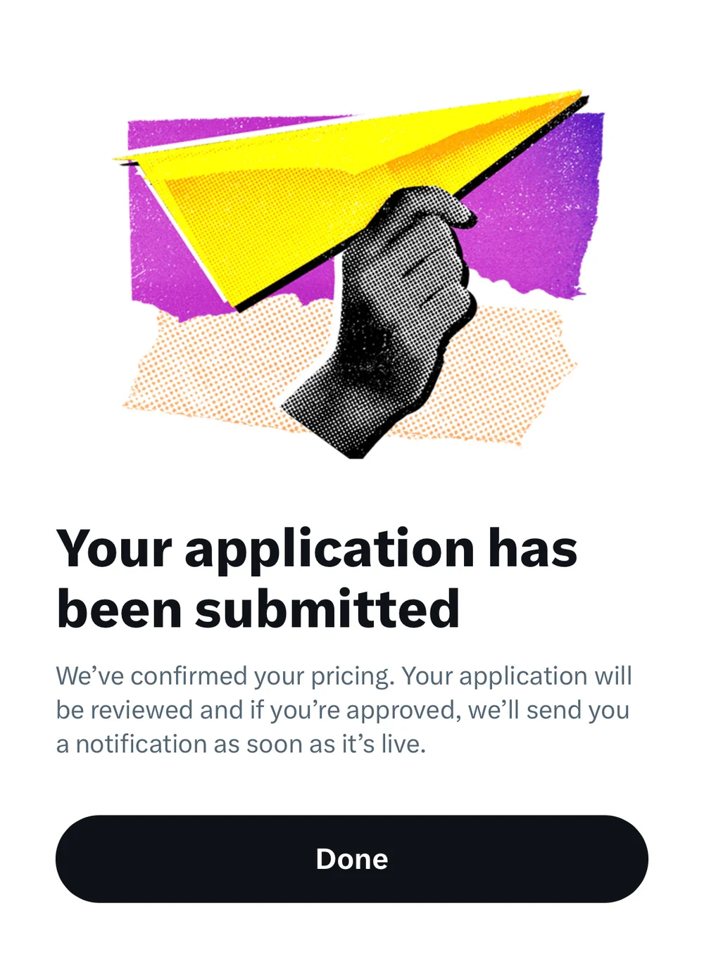 statut de la demande d'abonnement