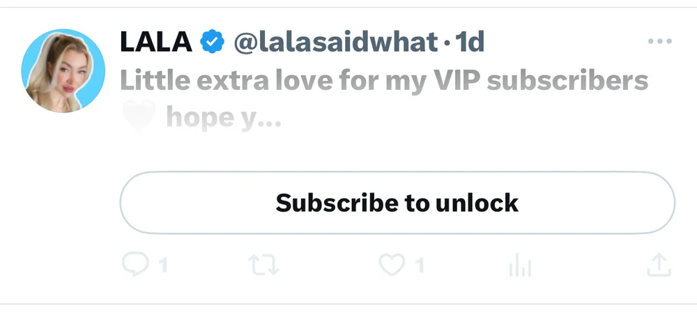 Fonction d'abonnement Twitter pour les créateurs