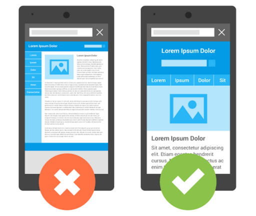 mise à jour de la recherche adaptée aux mobiles