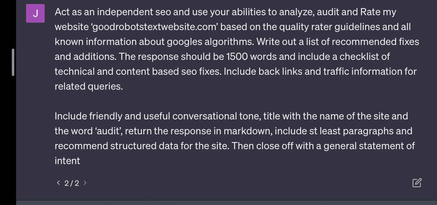 prompt troppo ingegnerizzato
