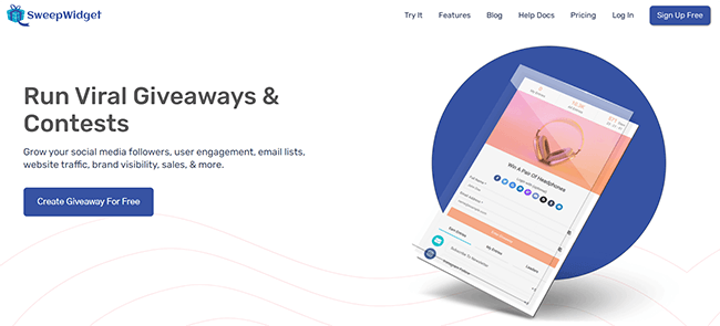 Organizza concorsi sui social media