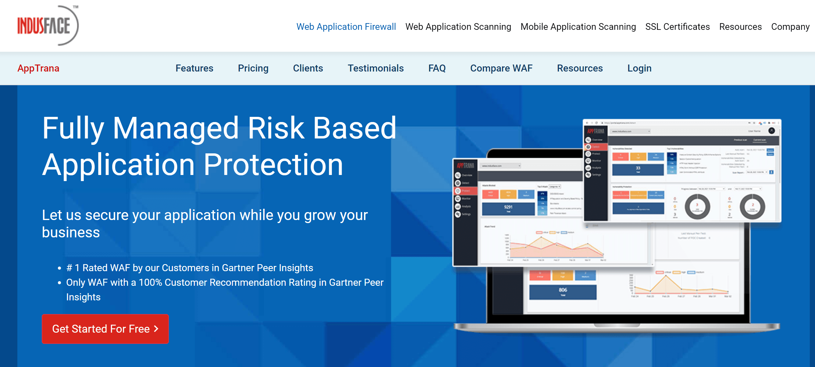 印度工業應用程序 Indusface apptrana