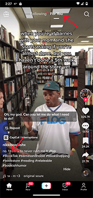 tiktok untuk contoh halaman Anda