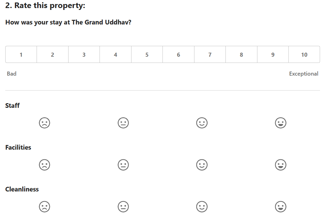 Prenotazione: indagine sulla soddisfazione del cliente