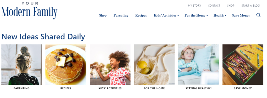 Sua família moderna