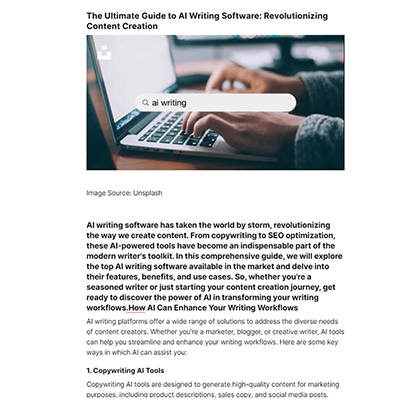 06 Scriitor AI - Previzualizare