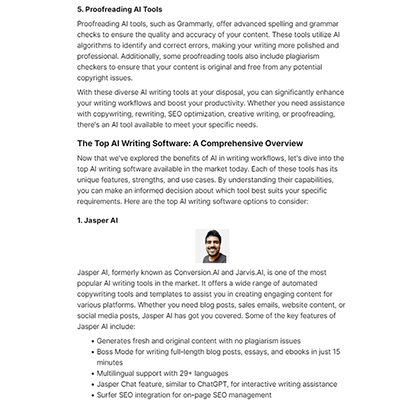 07 Scriitor AI - Cele mai bune instrumente