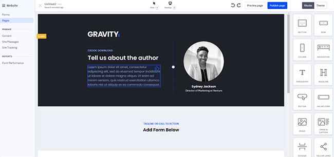 25 Website – Lead-Erfassung