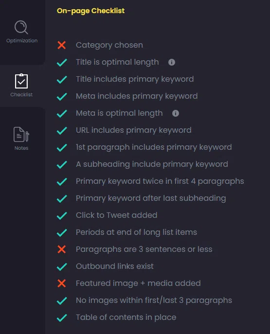 Lista de verificare SEO