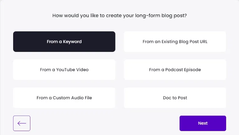 Blog de formă lungă