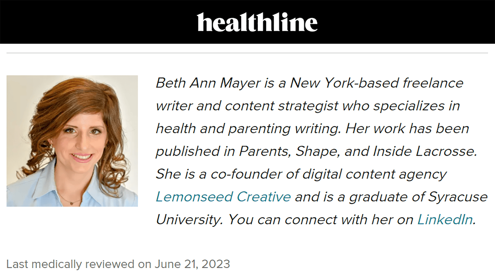 Informasi penulis menunjukkan keahlian Author information demonstrating expertise