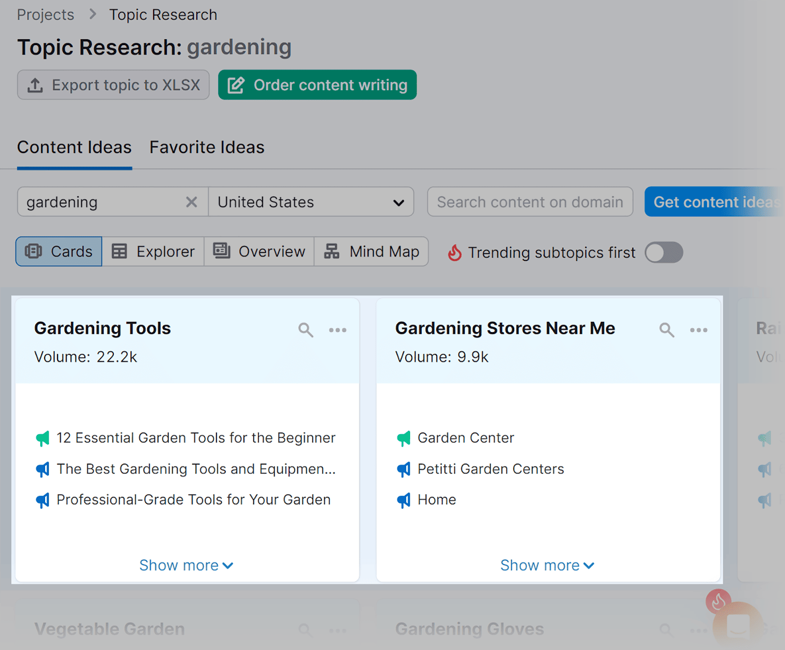 Ide dan subtopik yang terkait dengan topik Anda