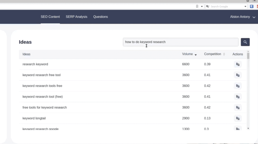 アウトランキングAISEOツール