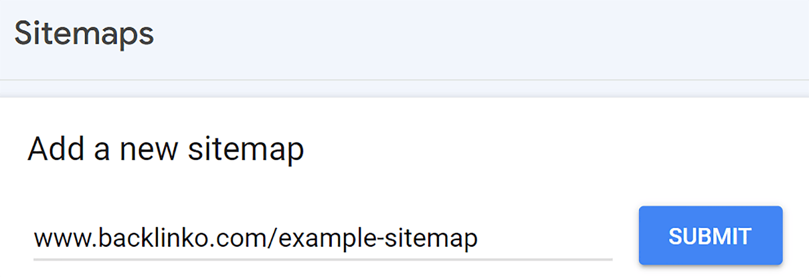 貼上並提交您的網站地圖 Paste and submit your sitemap