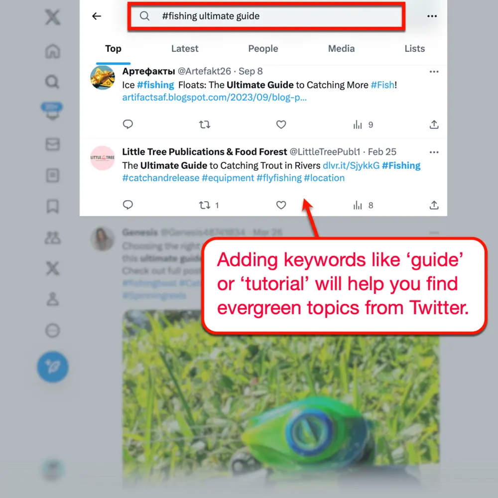 Căutând subiecte veșnic verzi pe Twitter
