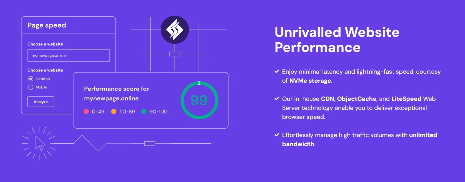 Prestazioni di Hostinger: FastComet vs. Hostinger Hostinger Performance