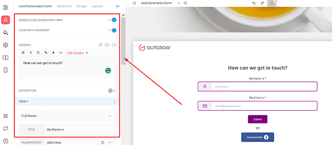 WYSIWYG-Editor – Formularelemente