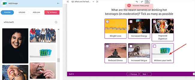 WYSIWYG-Editor – KI generiert