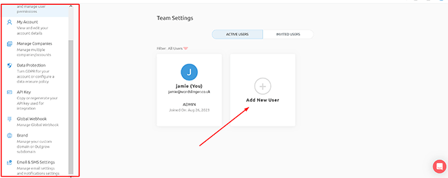 Dashboard und Benutzeroberfläche – Abrechnungen