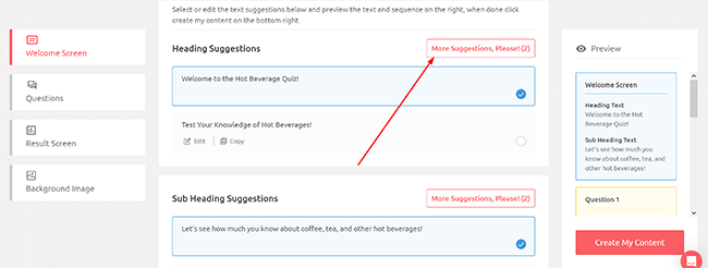 Dashboard und Benutzeroberfläche – Überschriften