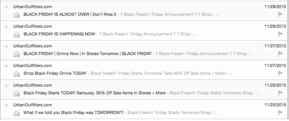 Тема письма