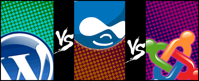 WordPress vs. Drupal vs. Joomla