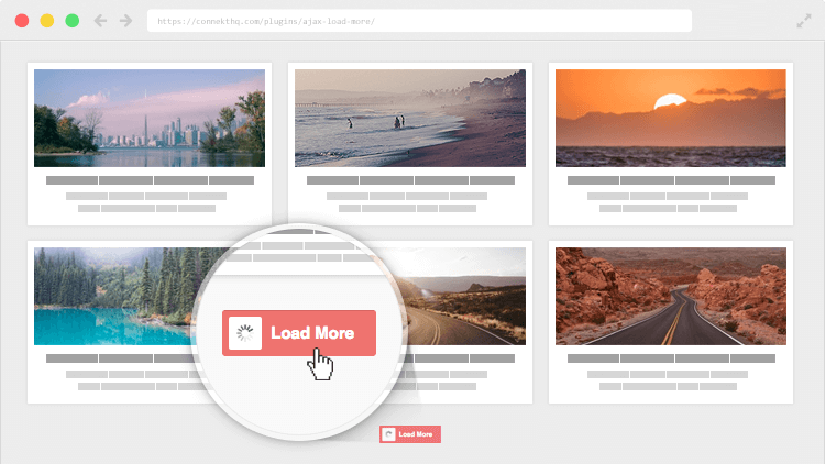 Desplazamiento infinito de WordPress