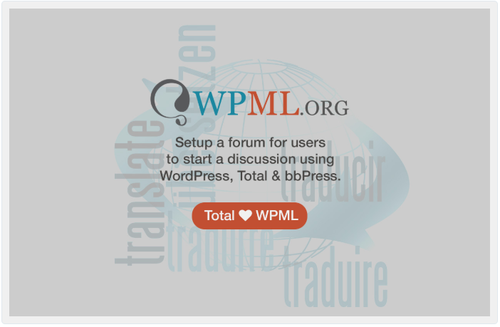 funzionalità multilingue a tema totale