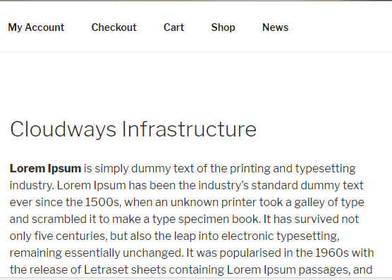 Отображение страницы сведений