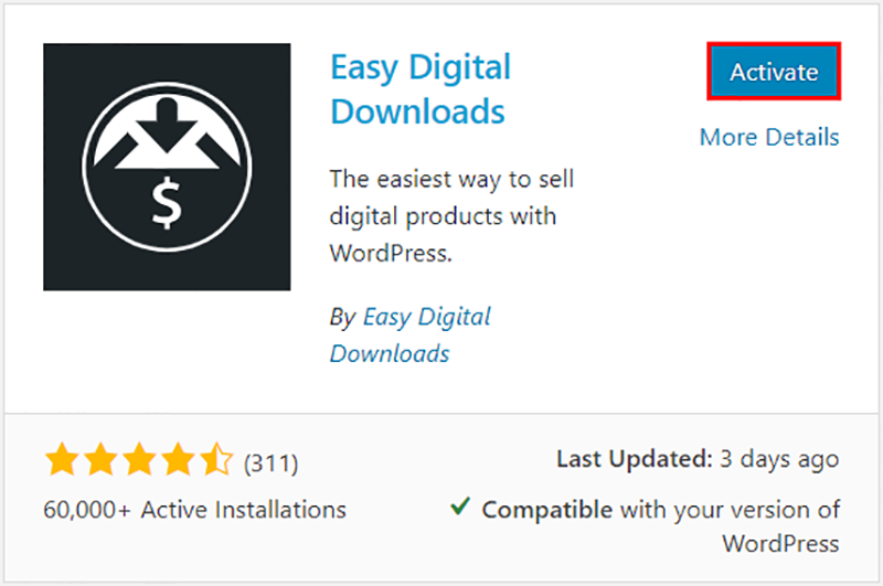 aktywuj wtyczkę edd