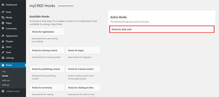 خطاف نشط mycred