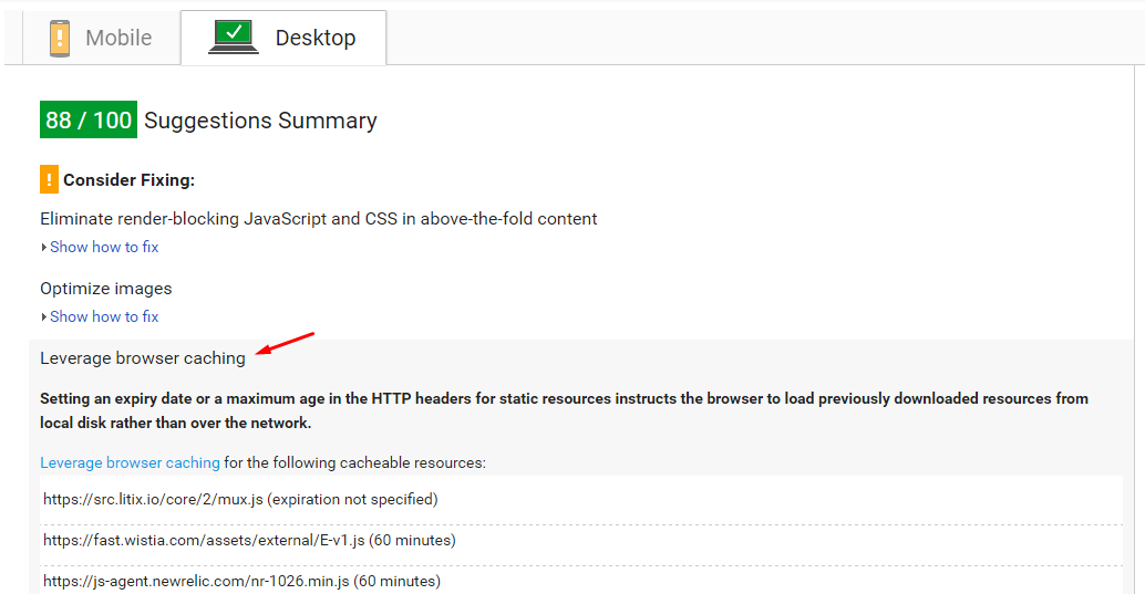 Utilizați memoria cache a browserului