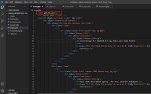 在索引文件的頂部添加聽到