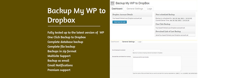Esegui il backup del mio WP su Dropbox