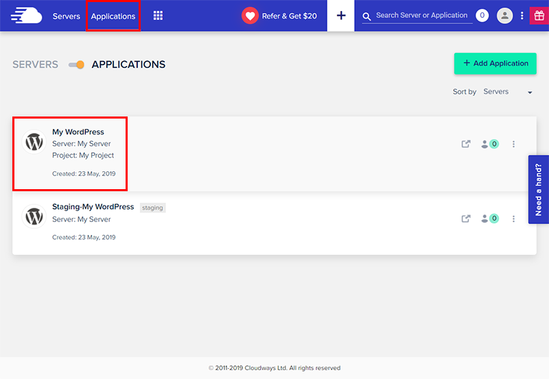 เข้าใช้งานโปรแกรมเวิร์ดเพรส