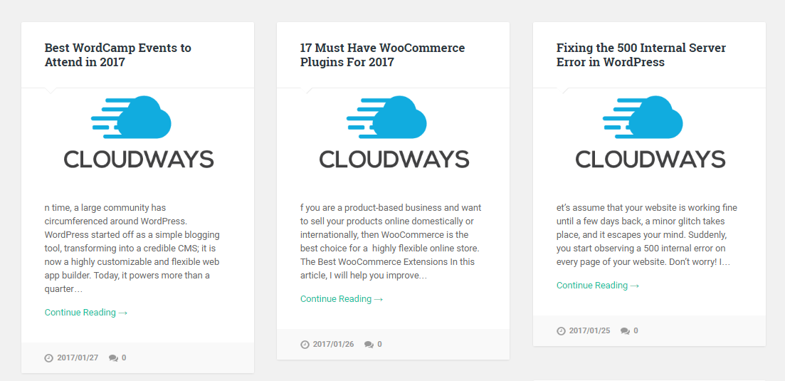 пример домашней страницы