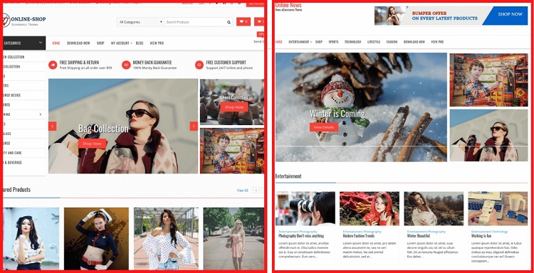 オンラインショップのテーマワンクリックデモインポート