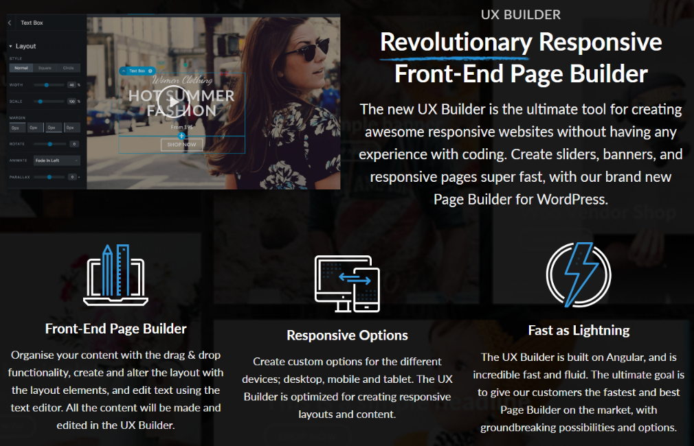 Flatsome canlı sayfa oluşturucu