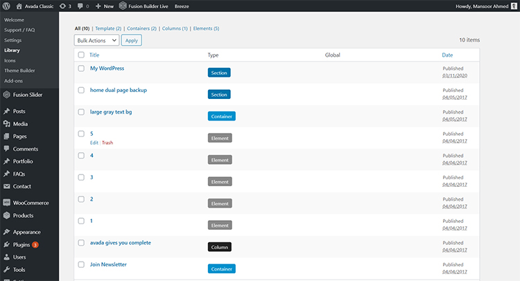 bibliotecă constructor de fuziune